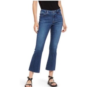 FRAME Le Crop Mini Boot Jeans Women’s 29 Raw Hem Dark Blue